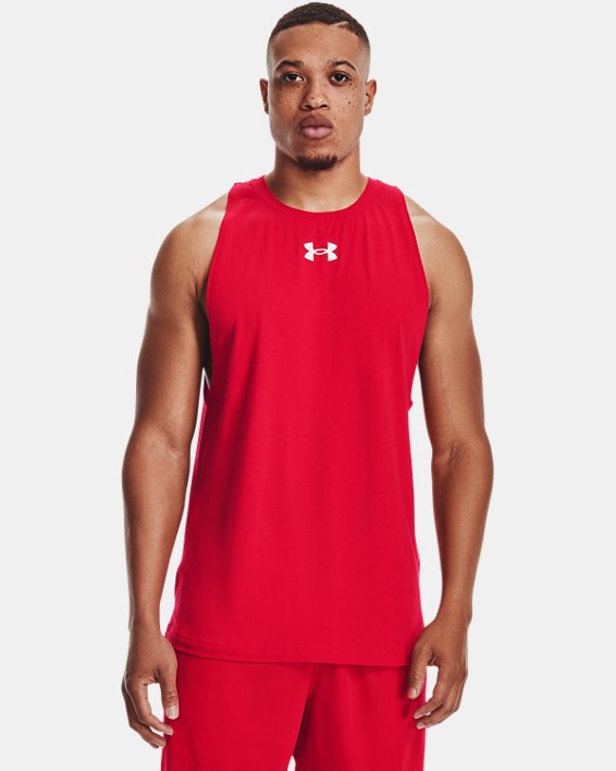 Men's UA Zone Tank in Red image number 0